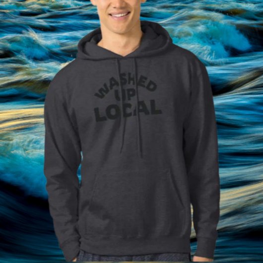 Örtlich gewaschen | Bold Funny Typografy Hoodie