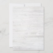 Örtlich gezüchtete vegetarische Kinderdusche Einla Einladung (Rückseite)