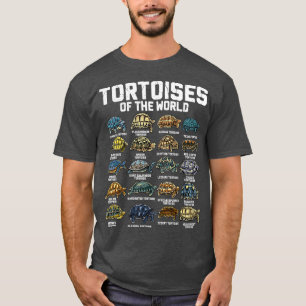 Ortoises Tier der Welt Reptilienschildkröte T-Shirt