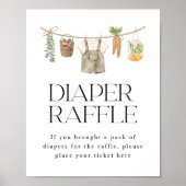 Ortseigene Bauern Marktpreisabbilderzeichen Poster (Vorne)