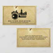 Ortskennzeichen | Visitenkarte für Holzkörner (Vorne/Hinten)