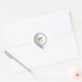 Ortsmarkierung für Zypern-Button Runder Aufkleber (Umschlag)