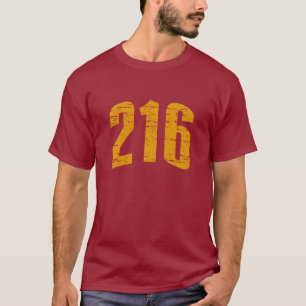 (Ortsnetzkennzahl-) T - Shirt 216