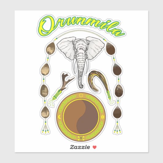 Orula Aufkleber (Blatt)