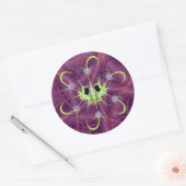 Orungo Bug & Anti-Virus-Aufkleber Runder Aufkleber (Umschlag)