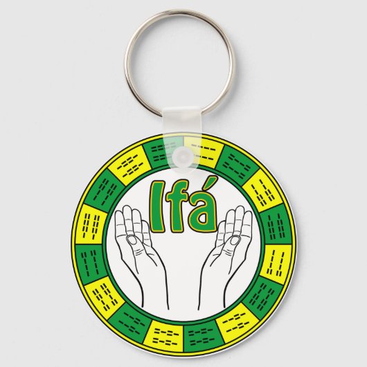 Orunmila - Ifá Schlüsselanhänger (Vorderseite)