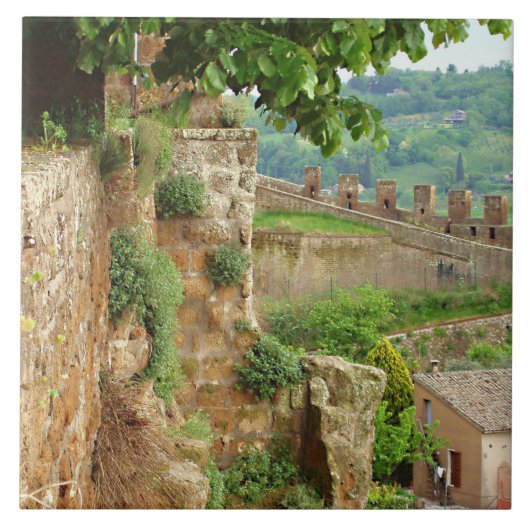 Orvieto Battlement Fliese (Vorderseite)