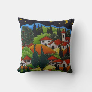 Orvieto Italien 16" X 16" Baumwollkissen Kissen