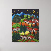 Orvieto Italien Malerei - Canvas Print