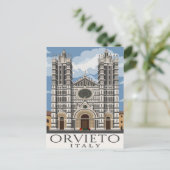 Orvieto, Italien Postkarte (Stehend Vorderseite)