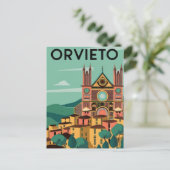 Orvieto, Italien Postkarte (Stehend Vorderseite)