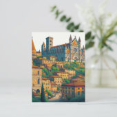 Orvieto, Italien, Vintag Postkarte (Stehend Vorderseite)