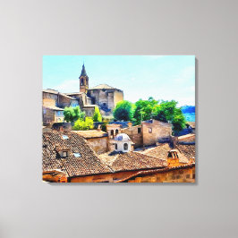 Orvieto Italy Hillside Leinwanddruck
