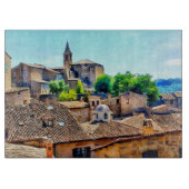 Orvieto Italy Hillside Schneidebrett (Vorderseite)