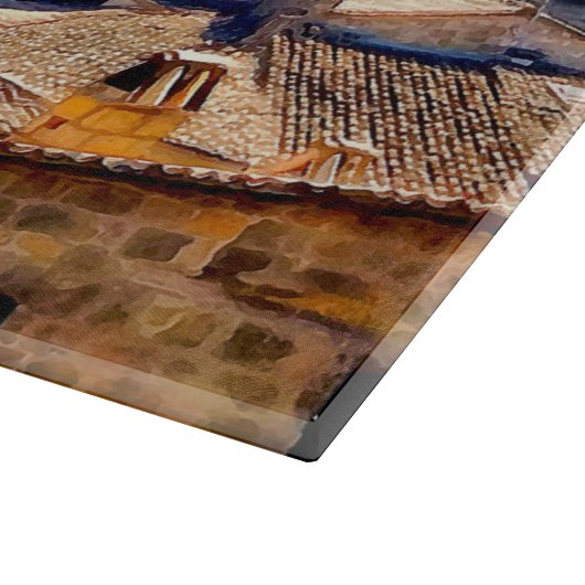 Orvieto Italy Hillside Schneidebrett (Ecke)