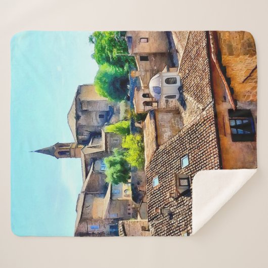 Orvieto Italy Hillside Sherpadecke (Vorderseite (Horizontal))