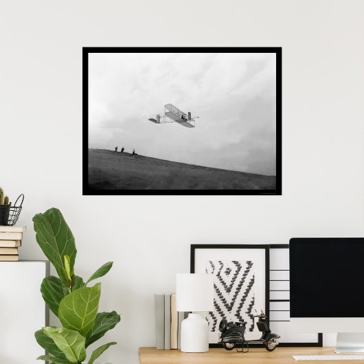 Orville Gliding Kitty Hawk 1901 Poster (Heimbüro)