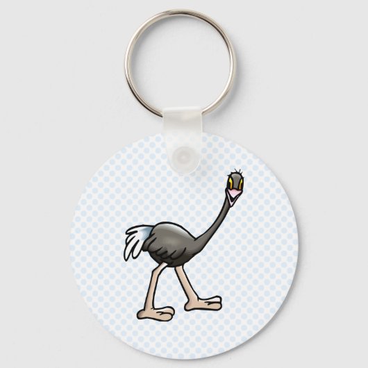 Orville Ostrich Schlüsselanhänger (Vorderseite)