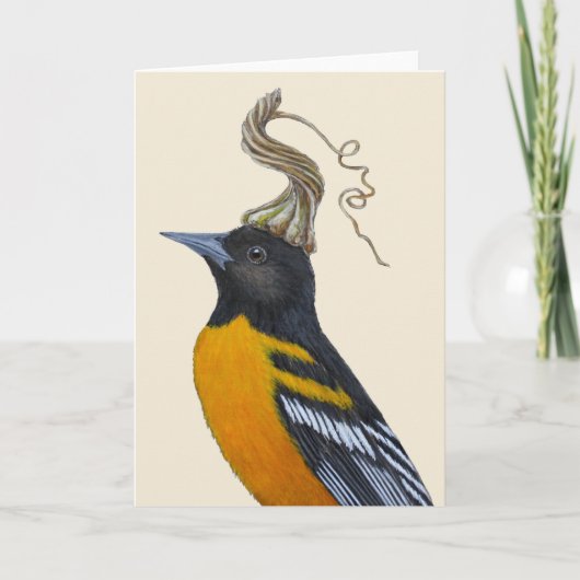 Orville the oriole card karte (Vorderseite)