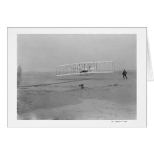 Orville Wright auf First Flight auf 30 Metern