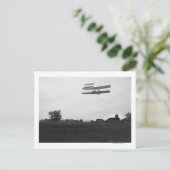 Orville Wright auf Flug 41 mit 20 m Höhe Postkarte (Stehend Vorderseite)