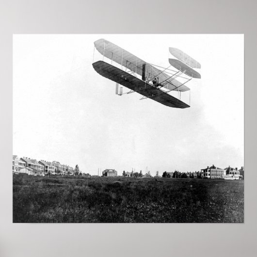 Orville Wright fliegt am Fort Myer, 9. September 1 Poster (Vorne)
