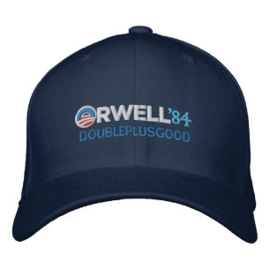 Orwell 1984 Hat Bestickte Kappe