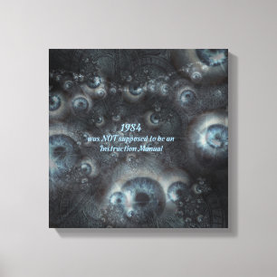 Orwell 1984 themed Leinwanddruck großen Bruders