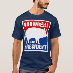 Orwell Animal Farm Snowball für den Präsidenten T-Shirt