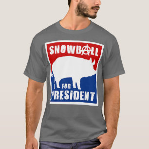 Orwell Animal Farm Snowball für den Präsidenten T-Shirt