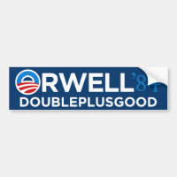 Orwell Autoaufkleber 1984
