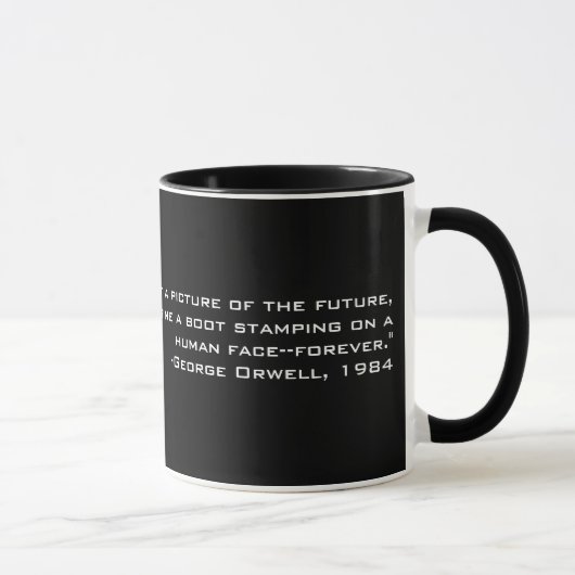 Orwell Stiefel-Tasse Tasse (Rechts)
