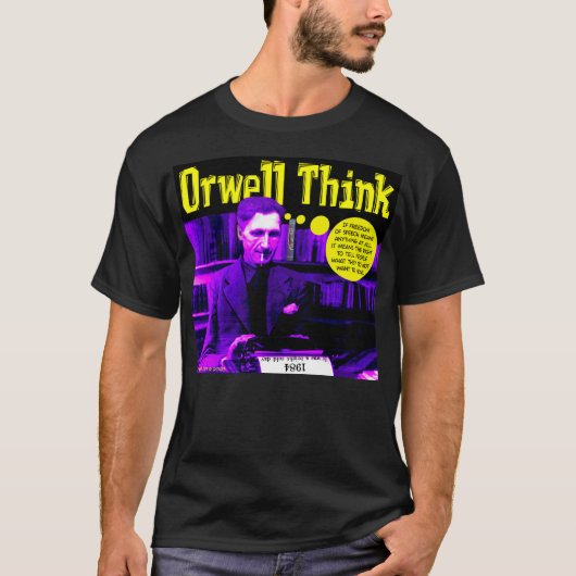 Orwell Think T-Shirt (Vorderseite)