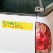 ORWELL    WEG BIS ZUM 29 JAHREN AUTOAUFKLEBER (Auf Lkw)