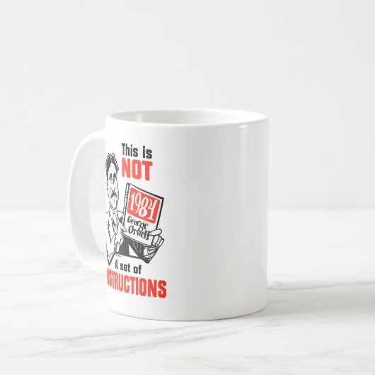 Orwellian Tasse (Vorderseite Links)