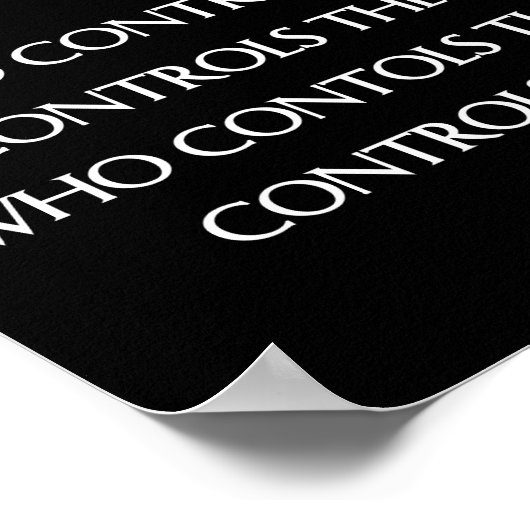 Orwells Zitat Poster (Ecke)