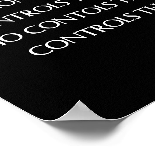 Orwells Zitat Poster (Ecke)