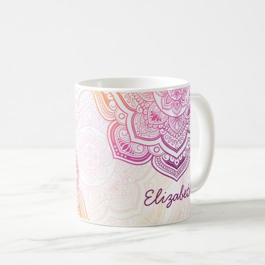 Oryn Mandala 11 oz. Personalized Mug Kaffeetasse (VorderseiteRechts)