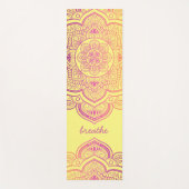 Oryn Mandala Personalized Yoga Mat Yogamatte (Vorderseite)