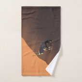 Oryx am Rand, Namibia Badhandtuch Set (Handtuch)