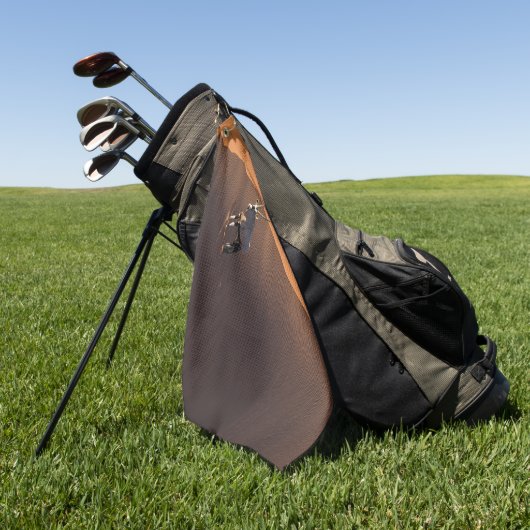 Oryx am Rand, Namibia Golfhandtuch (Gras)