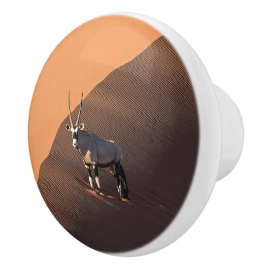 Oryx am Rand, Namibia Keramikknauf (Rechts)