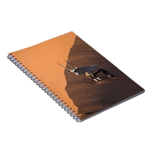 Oryx am Rand, Namibia Notizblock (Rechte Seite)