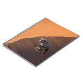 Oryx am Rand, Namibia Notizblock (Linke Seite)