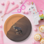 Oryx am Rand, Namibia Pappteller (Party)