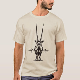 Oryx-Antilope Afrikanische Wildtier-Grafik T-Shirt