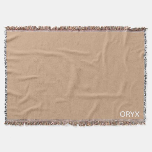 oryx-braune Farbe Decke (Vorderseite)