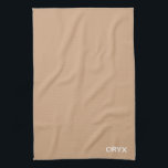 oryx-braune Farbe Geschirrtuch<br><div class="desc">oryx-braune Farbe</div>