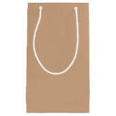 oryx-braune Farbe Kleine Geschenktüte (Vorderseite)
