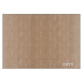 oryx-braune Farbe Schneidebrett (Vorderseite)